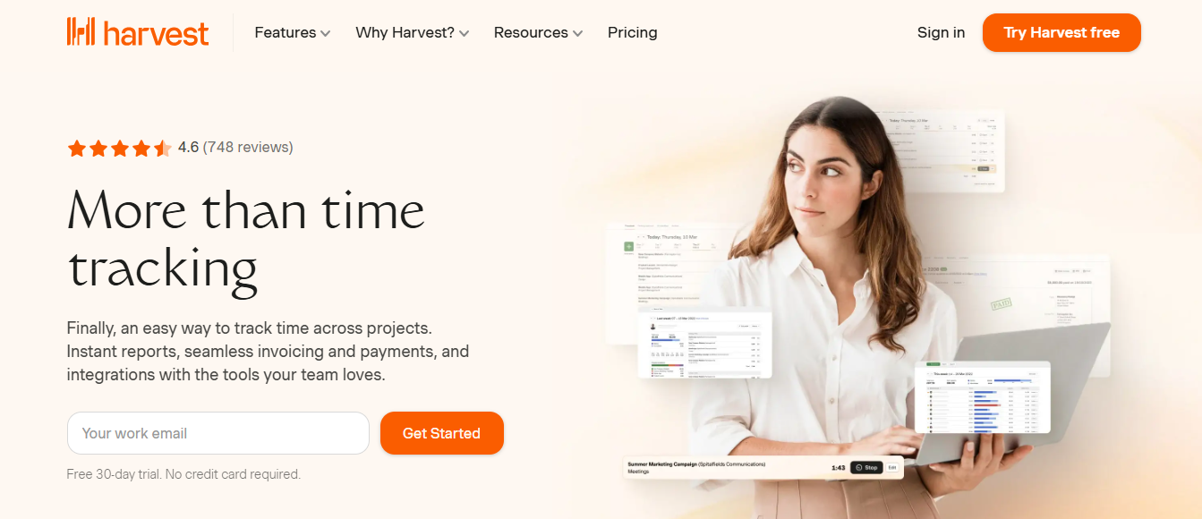 harvest - Productivity Tools for VAs
