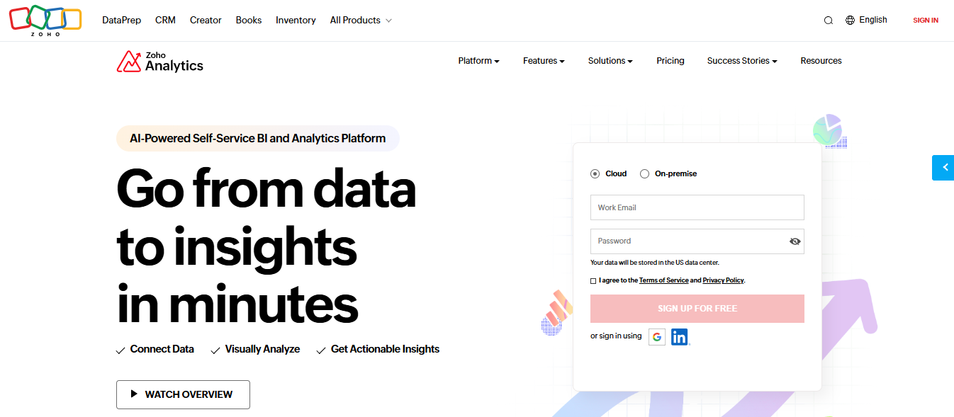 zoho analytics - Small Business Intelligence