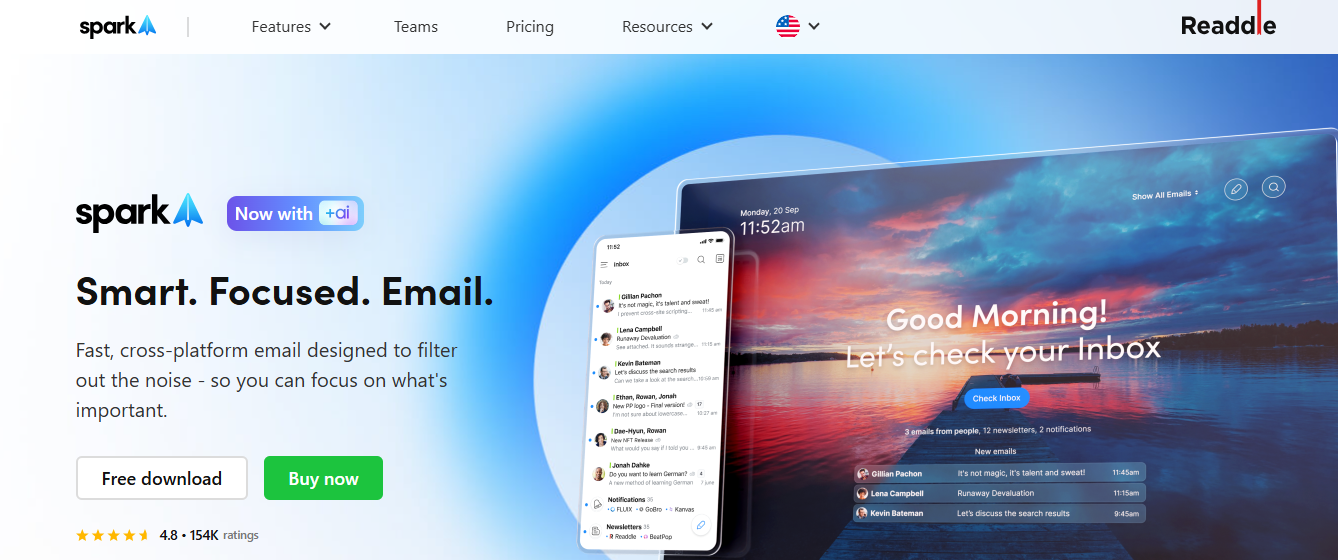 spark email - Zoho Mail  Alternatives