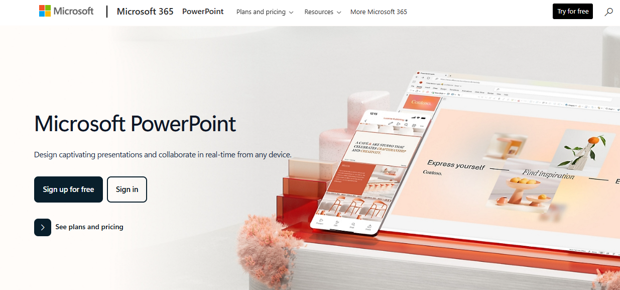 power point - Microsoft Productivity Tools 