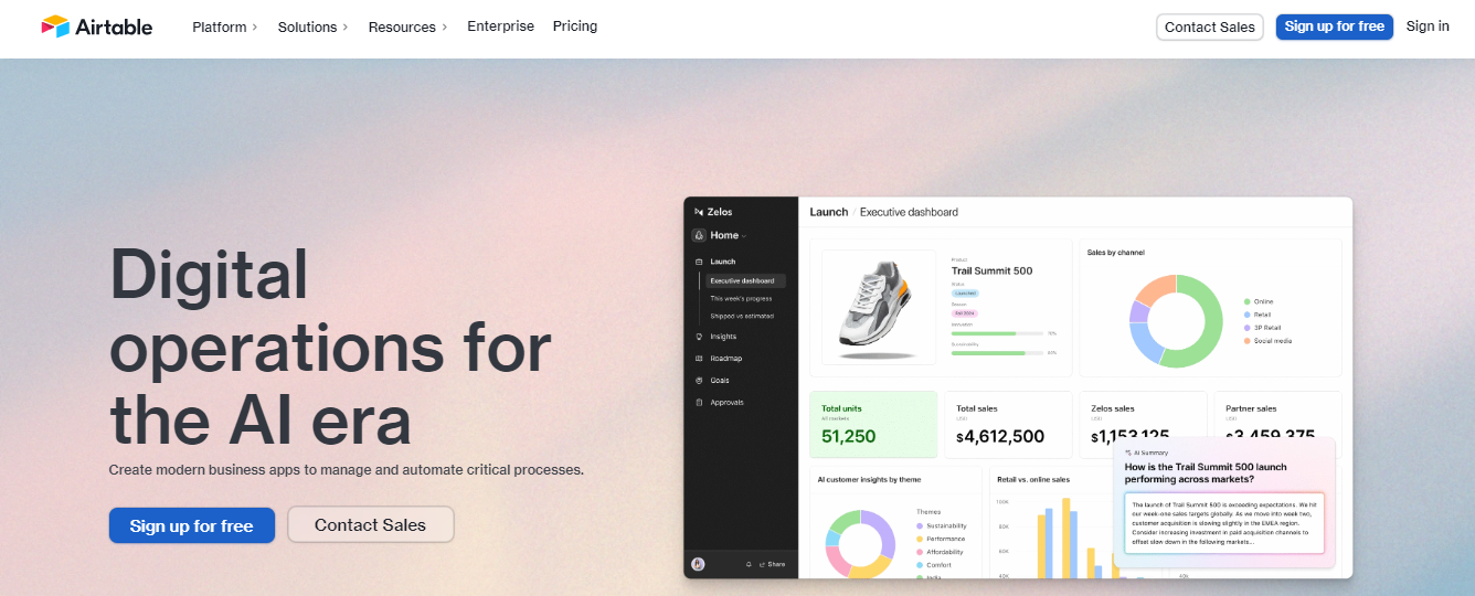 air table - Personal Productivity Tool 