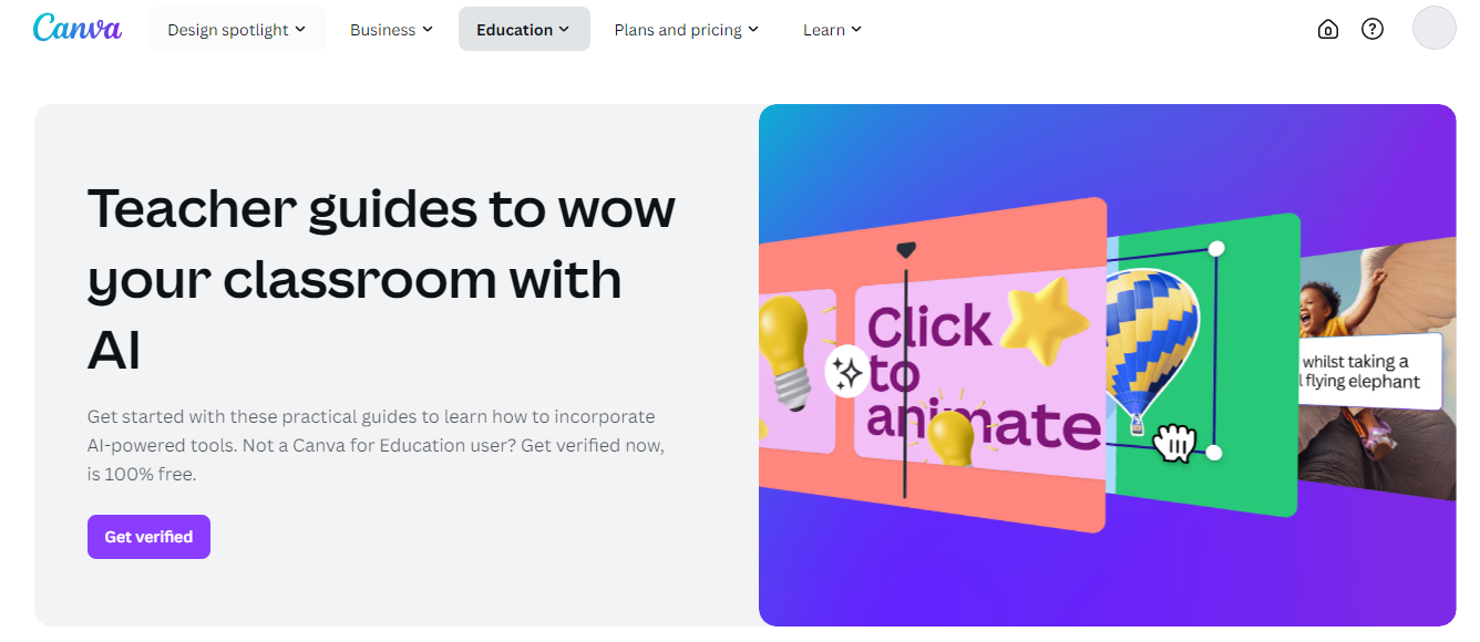canva - Best AI Tools for Math Teachers