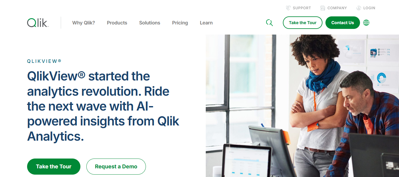 qlik view - AI Tools for Business Analyst