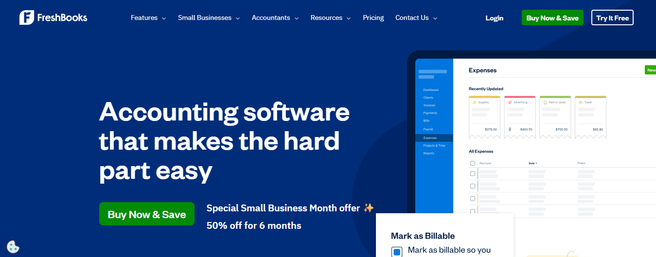 freshbooks - Small Business Productivity Tools