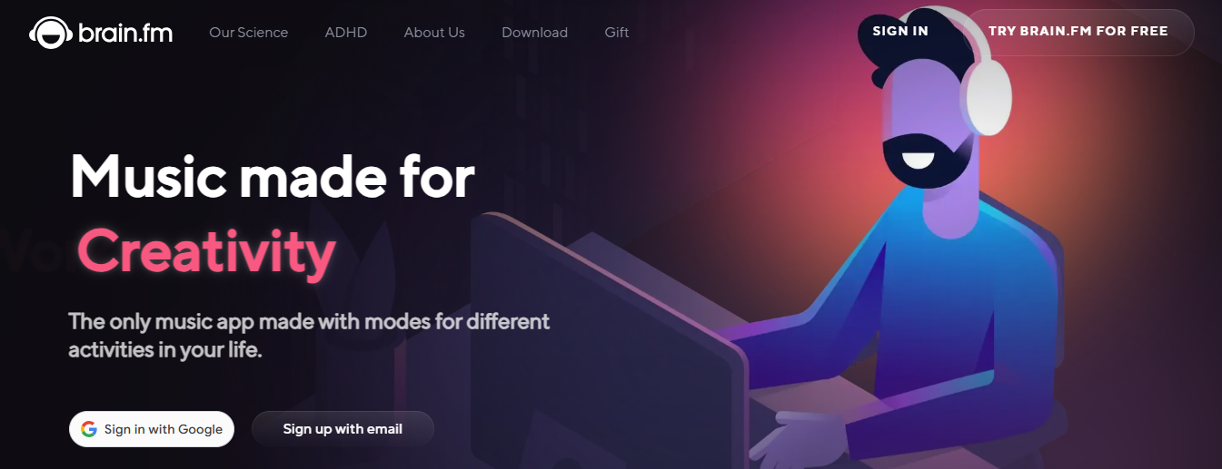 brain fm - Personal Productivity Tool 