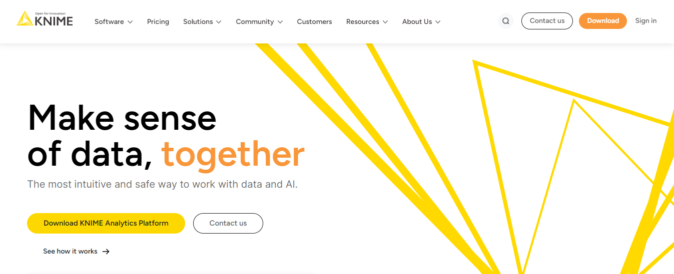 knime - AI Tools for Business Analyst