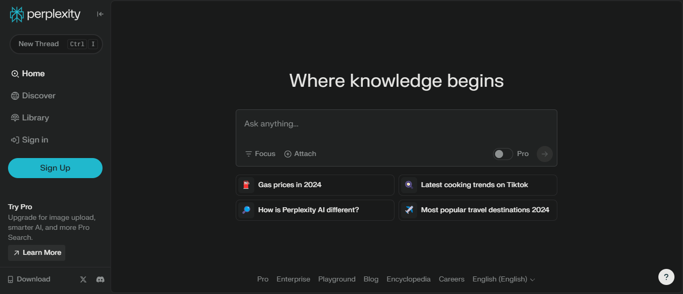 perplexity - Best Free AI Tools