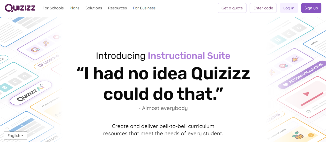 quizizz - Best AI Tools for Math Teachers