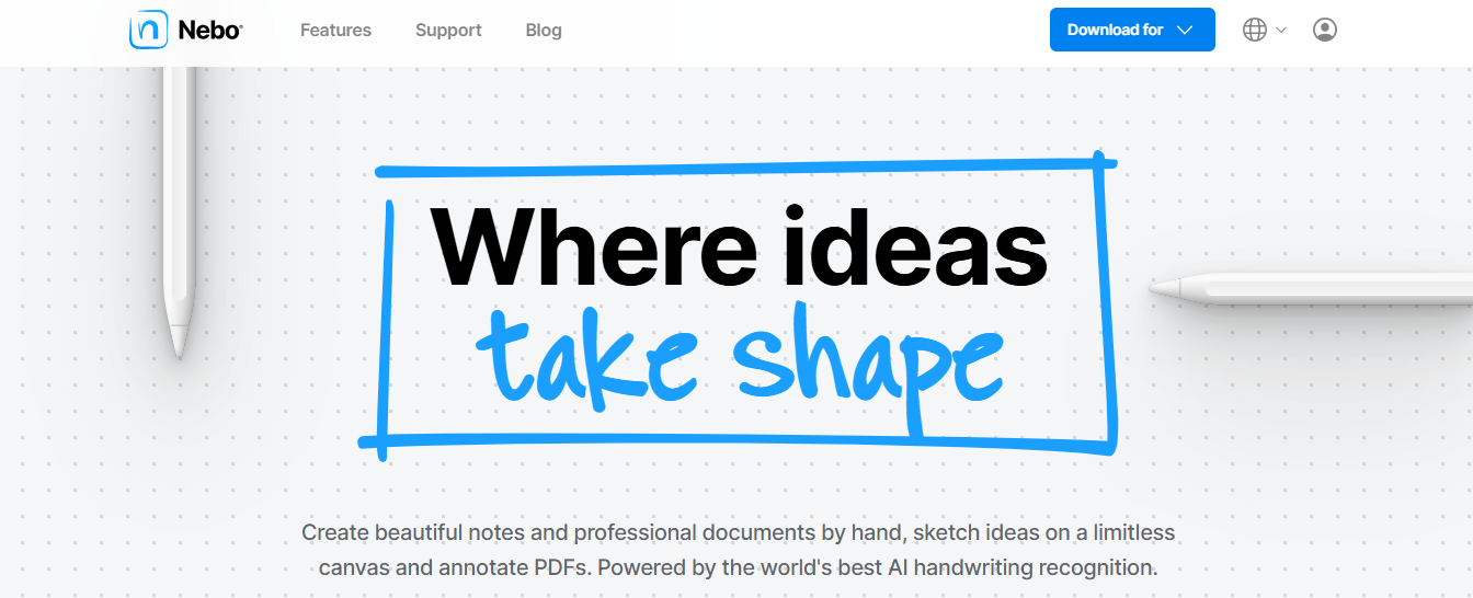nebo - Note-Taking App That Converts Handwriting to Text