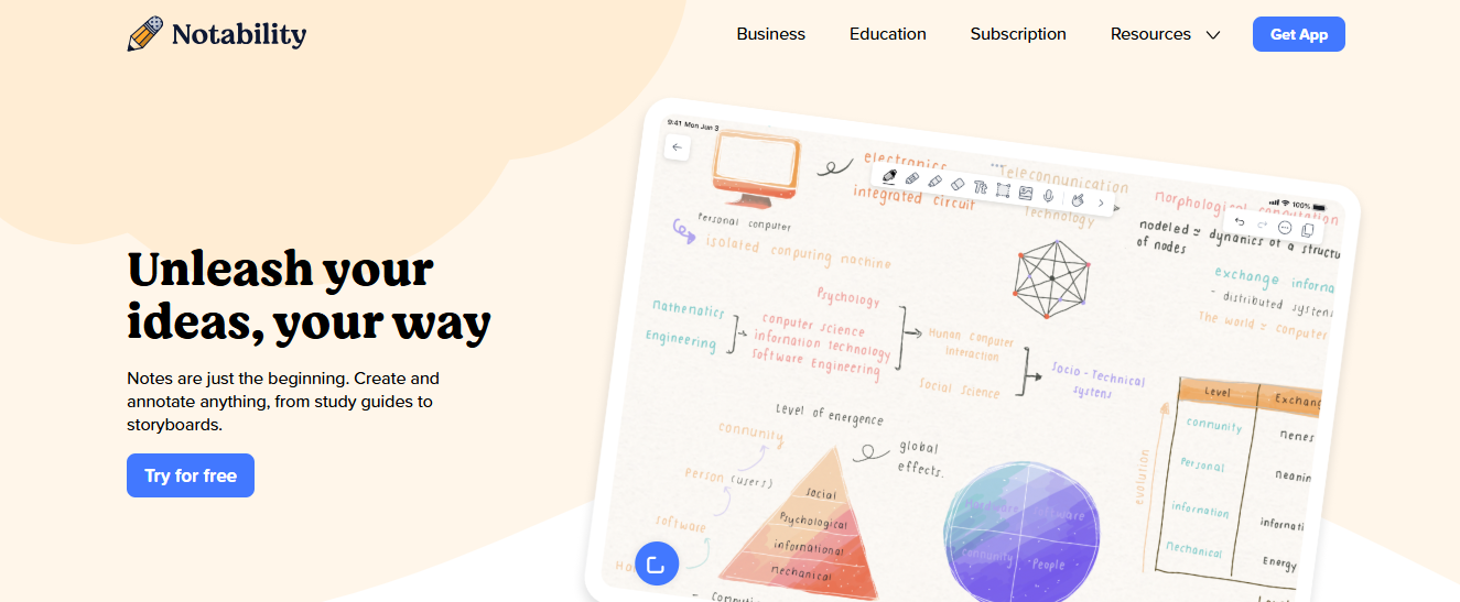 notability - Note-Taking App That Converts Handwriting to Text