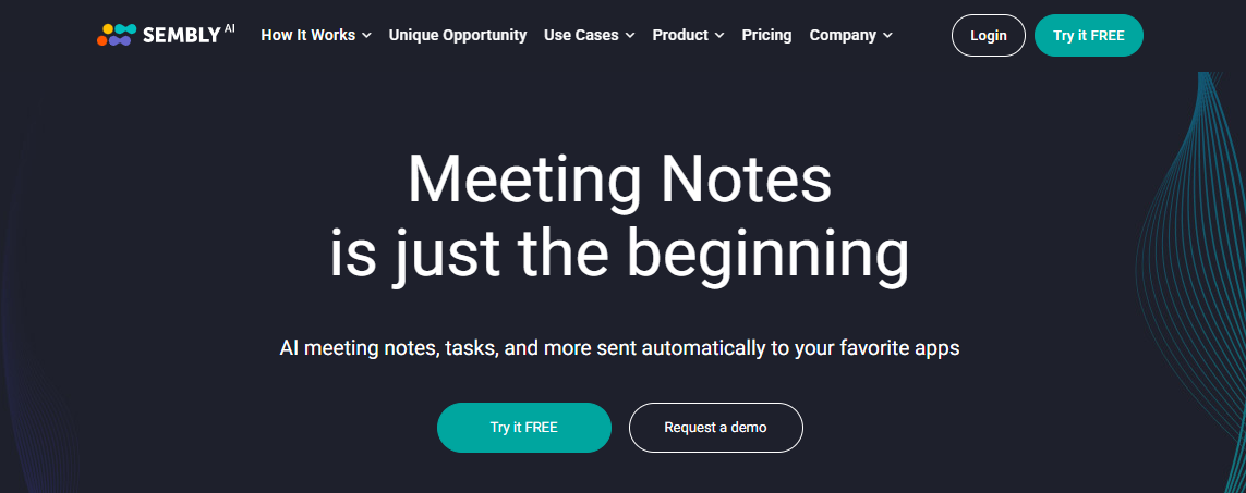 sembly - Best AI for Meeting Notes