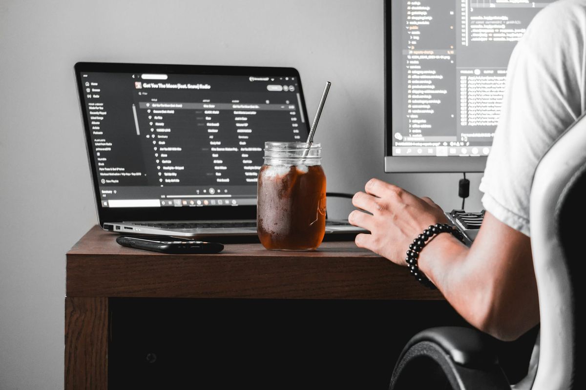 man on a workstation - Email Productivity Tools