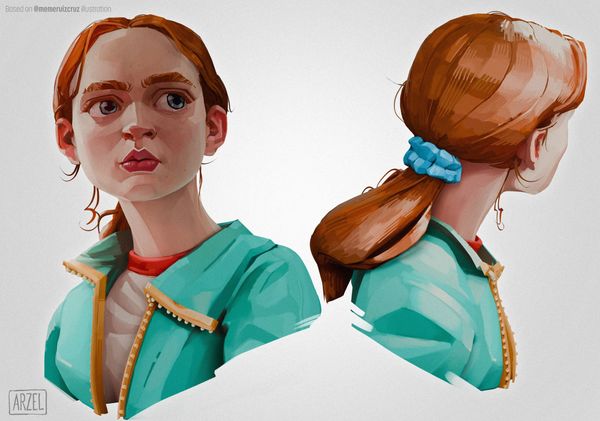 3D Stylized Character Design Hits A New Level - Max From Stranger Things