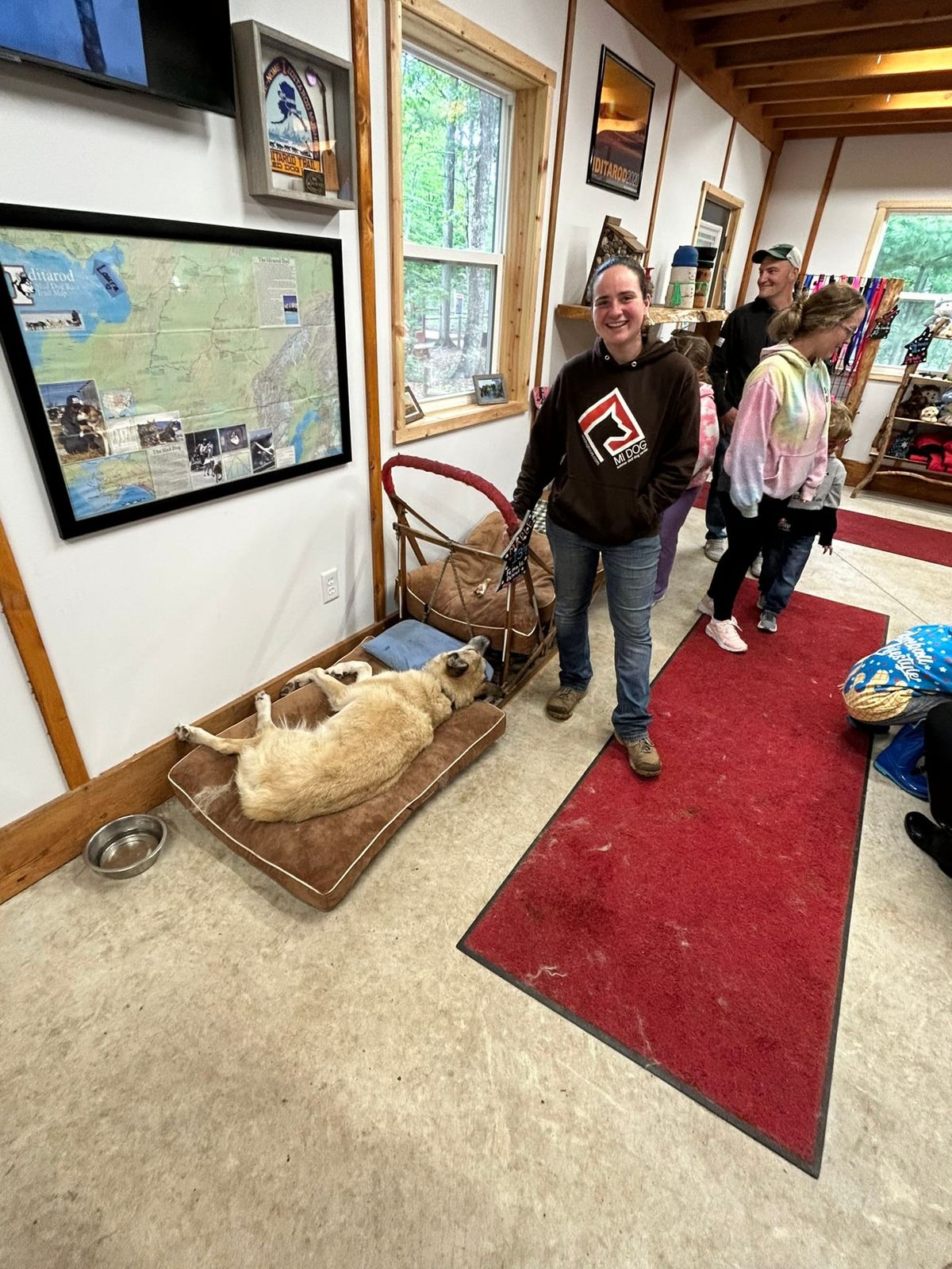 MI Dog Sled Dog Training Site