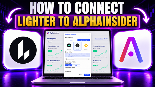How to Connect Lighter to AlphaInsider (Step by Step)