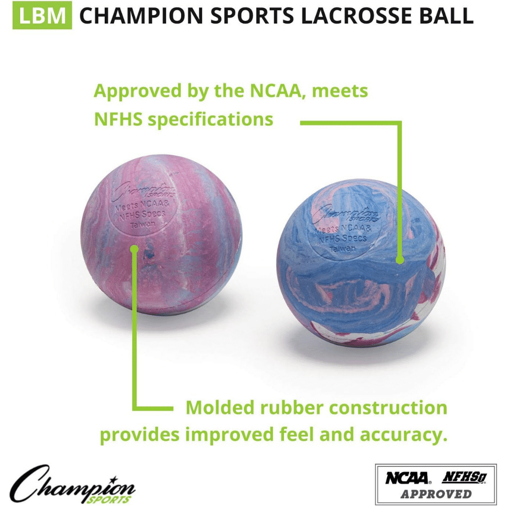 Champion Sports Colored Lacrosse Ball