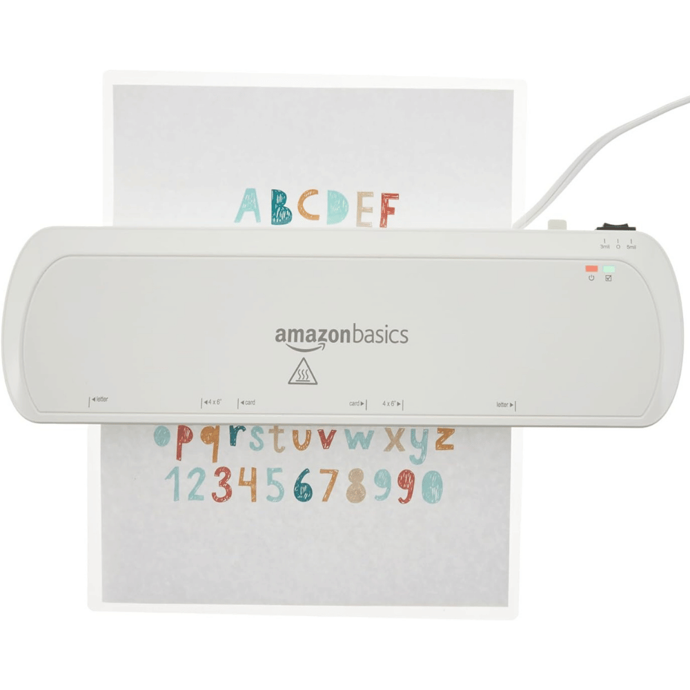 Amazon Basics 9-Inch Thermal Laminator Machine