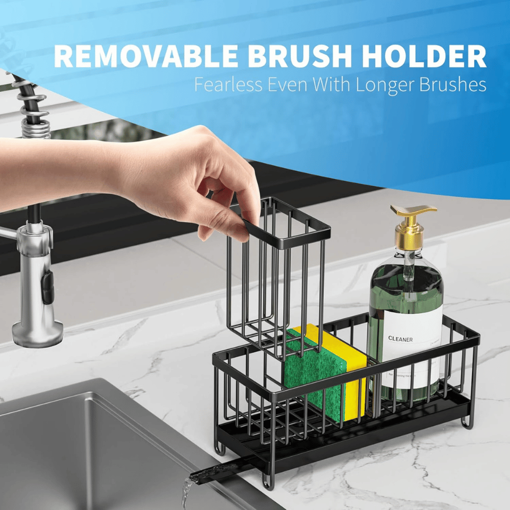 Cisily Black Sponge Holder