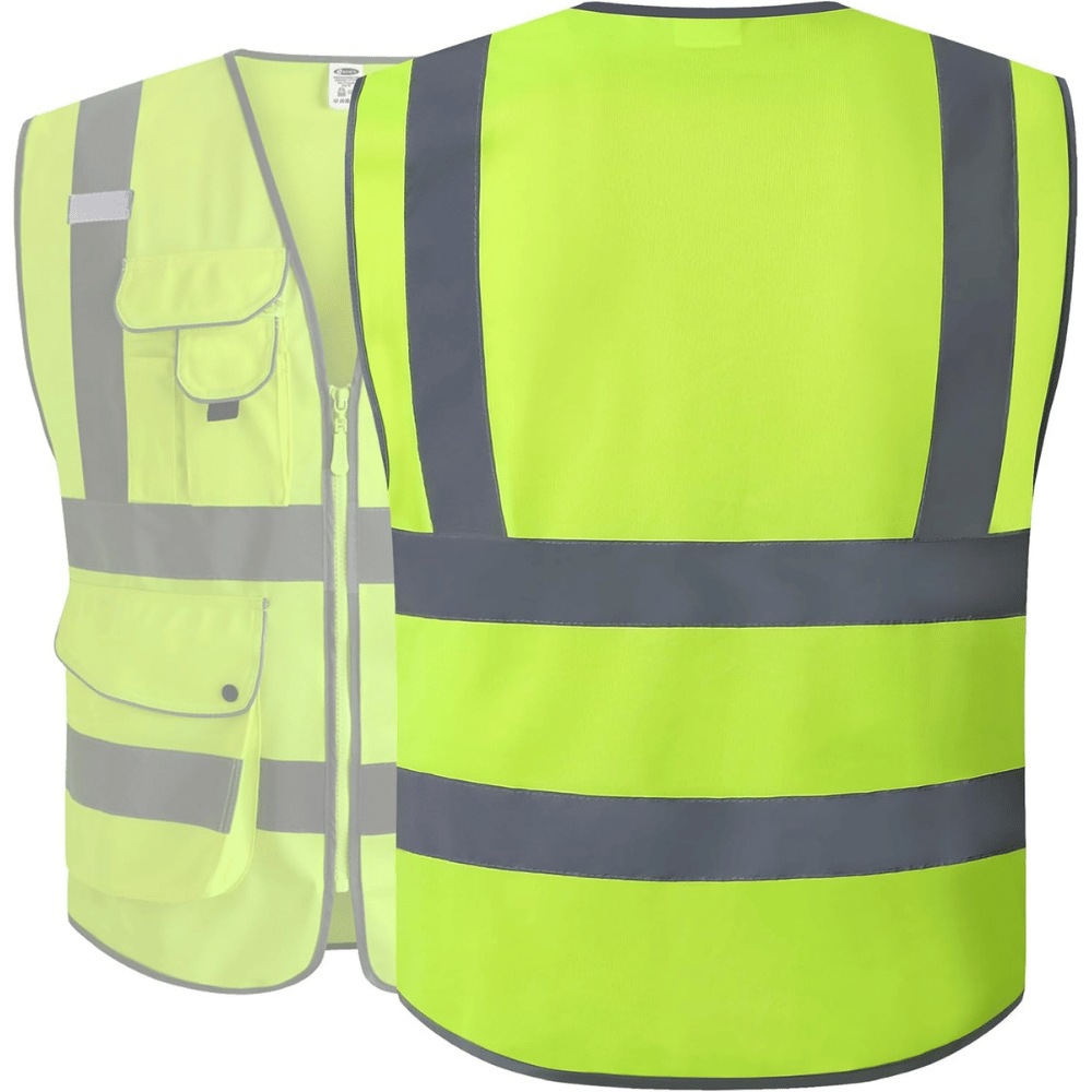 JKSafety 9 Pocket Class 2 Safety Vest