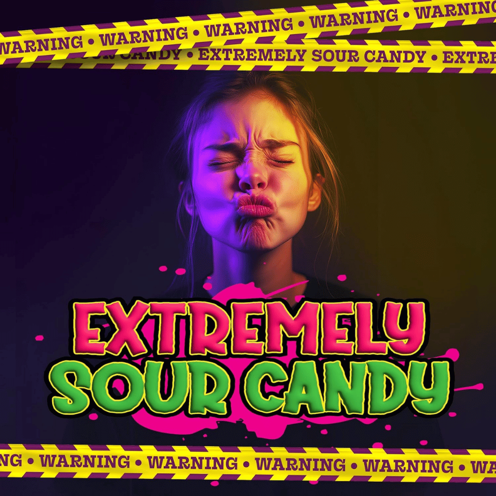 Barnetts Mega Sour Raspberry Candy