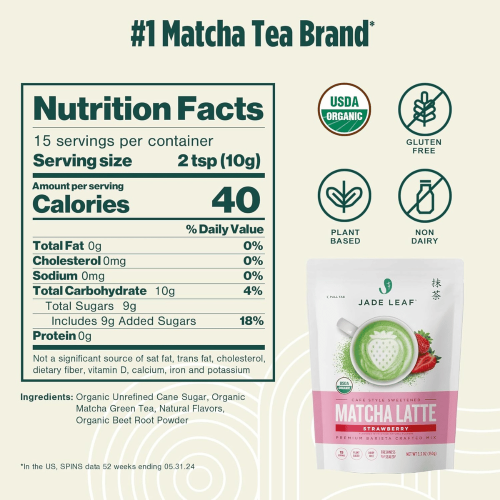 Jade Leaf Organic Strawberry Matcha