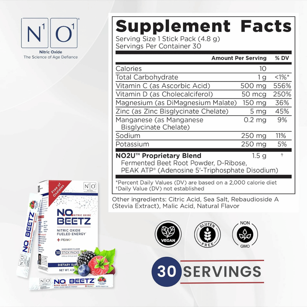 N.O. Beetz Nitric Oxide Supplement