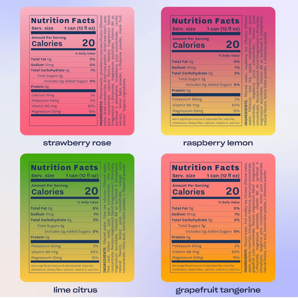 Recess Mood Magnesium & Adaptogen Drink