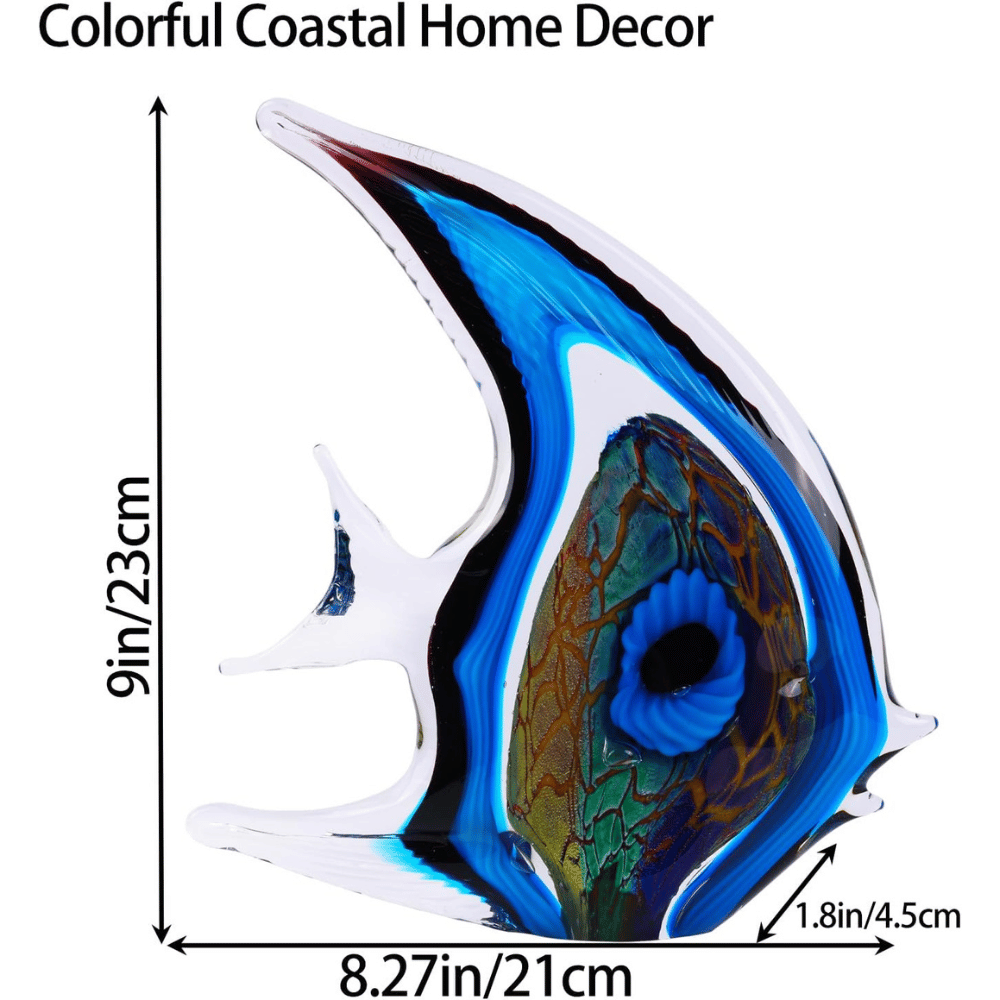 DovDov Hand Blown Glass Fish