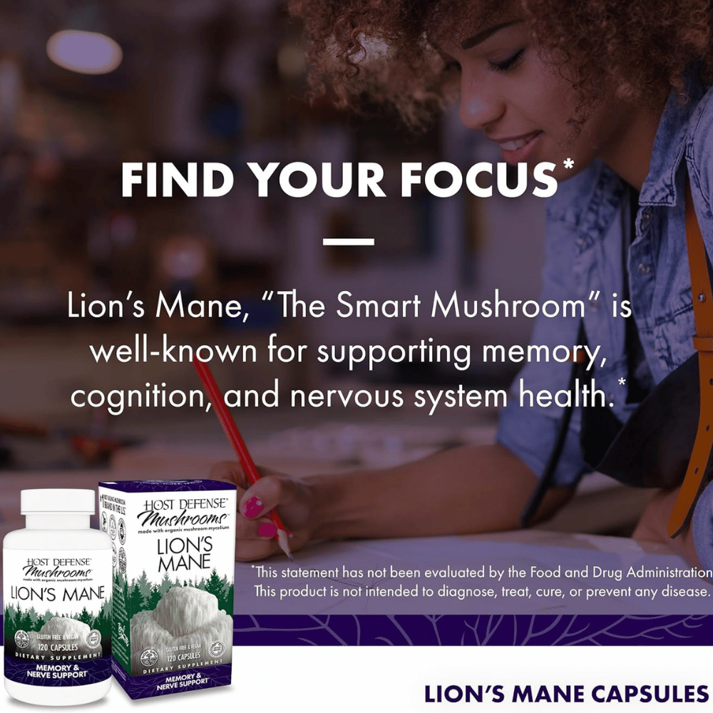 Host Defense Mushrooms Lion's Mane