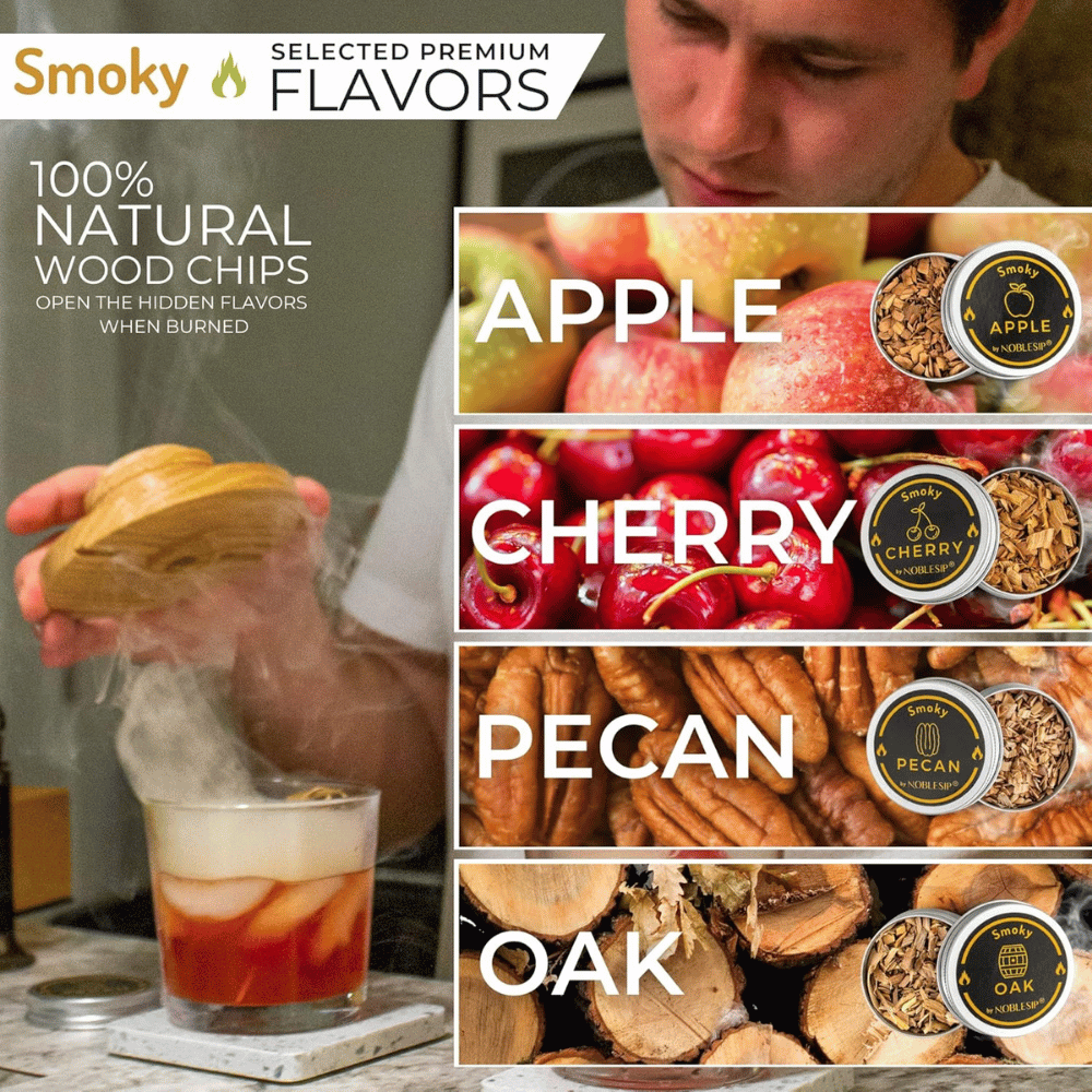 NobleSip® Whiskey Bourbon Smoker Kit