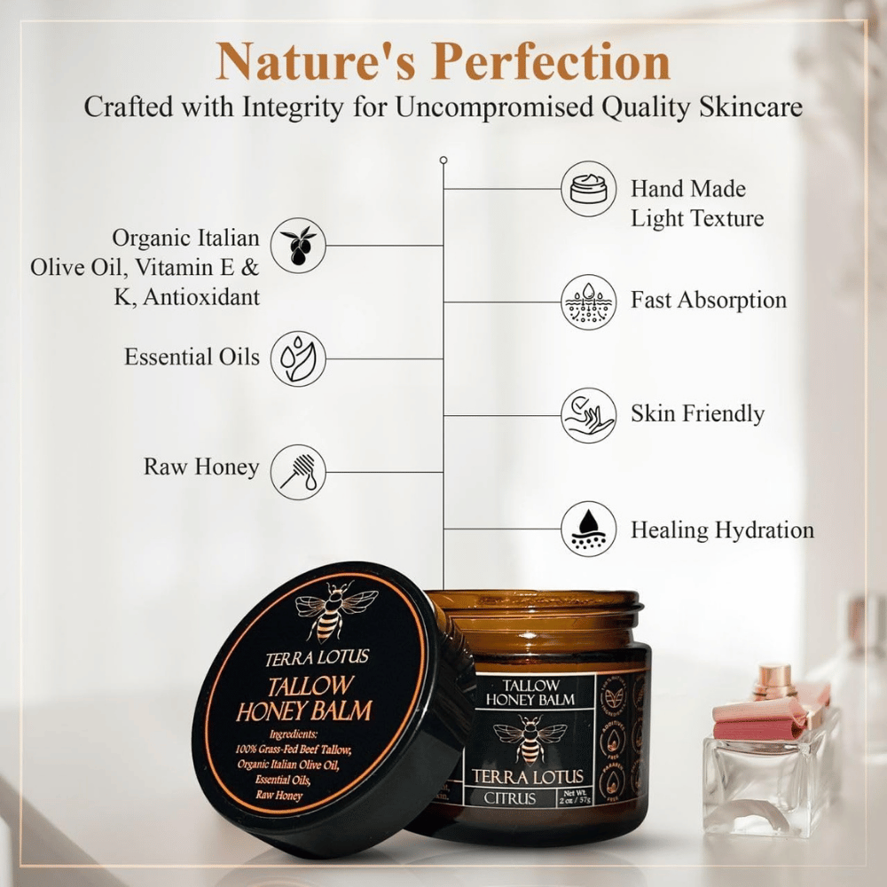 Terra Lotus Organic Grass-Fed Beef Tallow Balm
