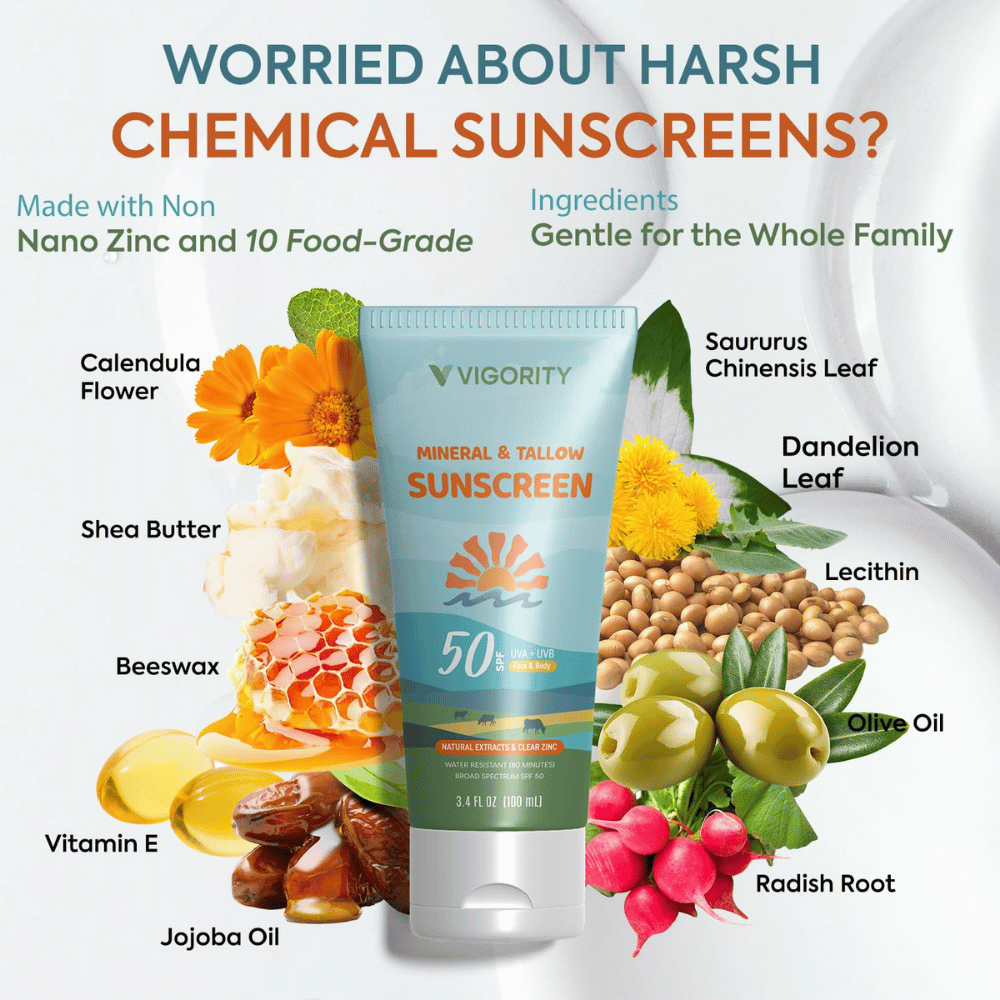 Vigority Mineral & Tallow Sunscreen