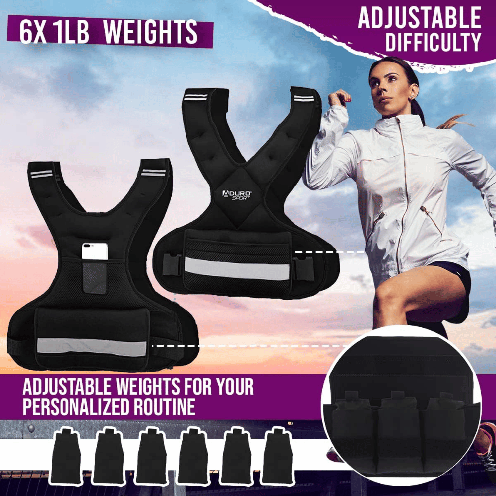 Aduro Sport Adjustable Weighted Vest
