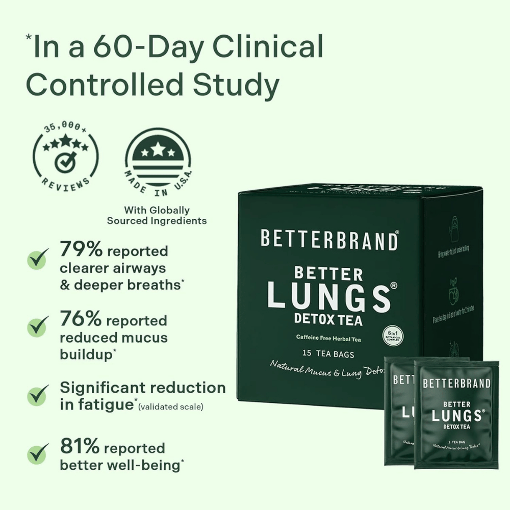 Betterbrand BetterLungs Detox Tea
