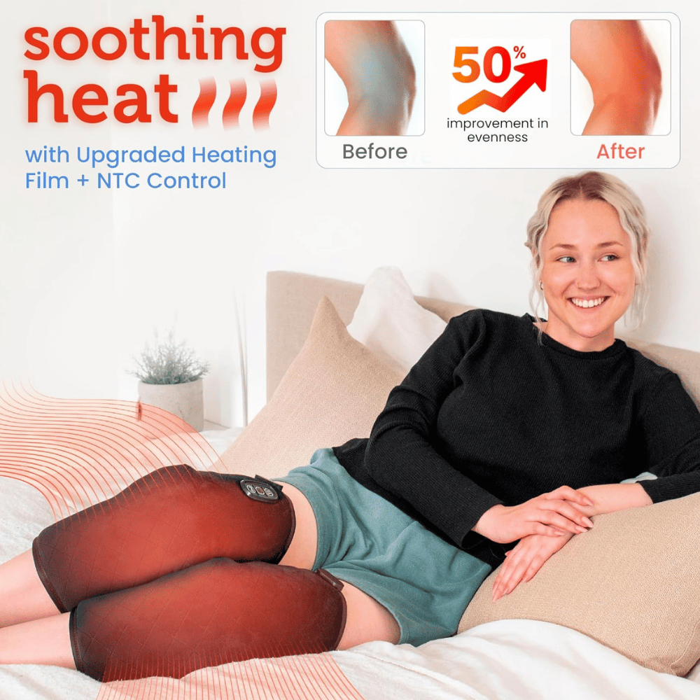 Comfier Heated Knee Brace Wrap with Massage