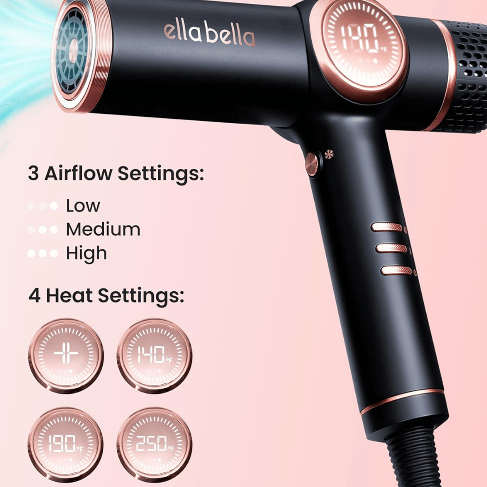 Ella Bella® Professional Ionic Hair Dryer