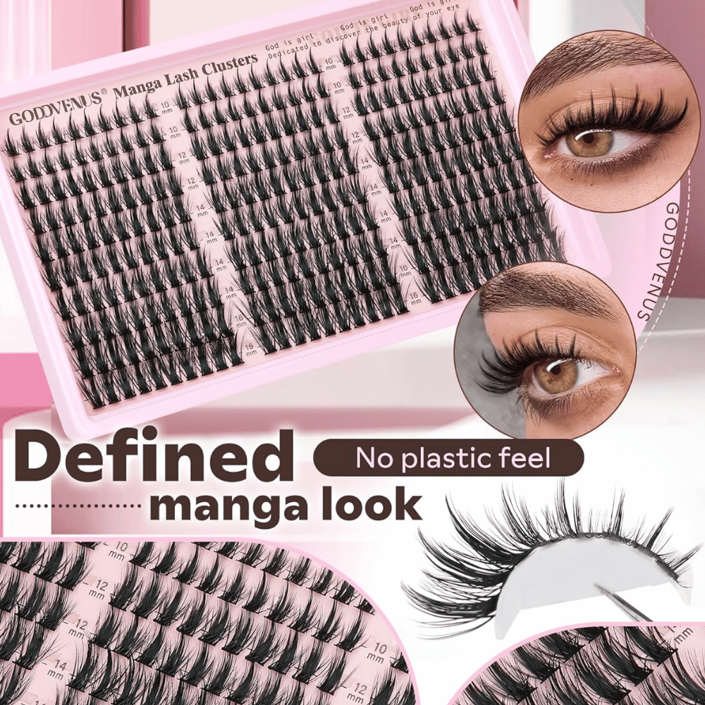 Goddvenus Manga Lash Clusters