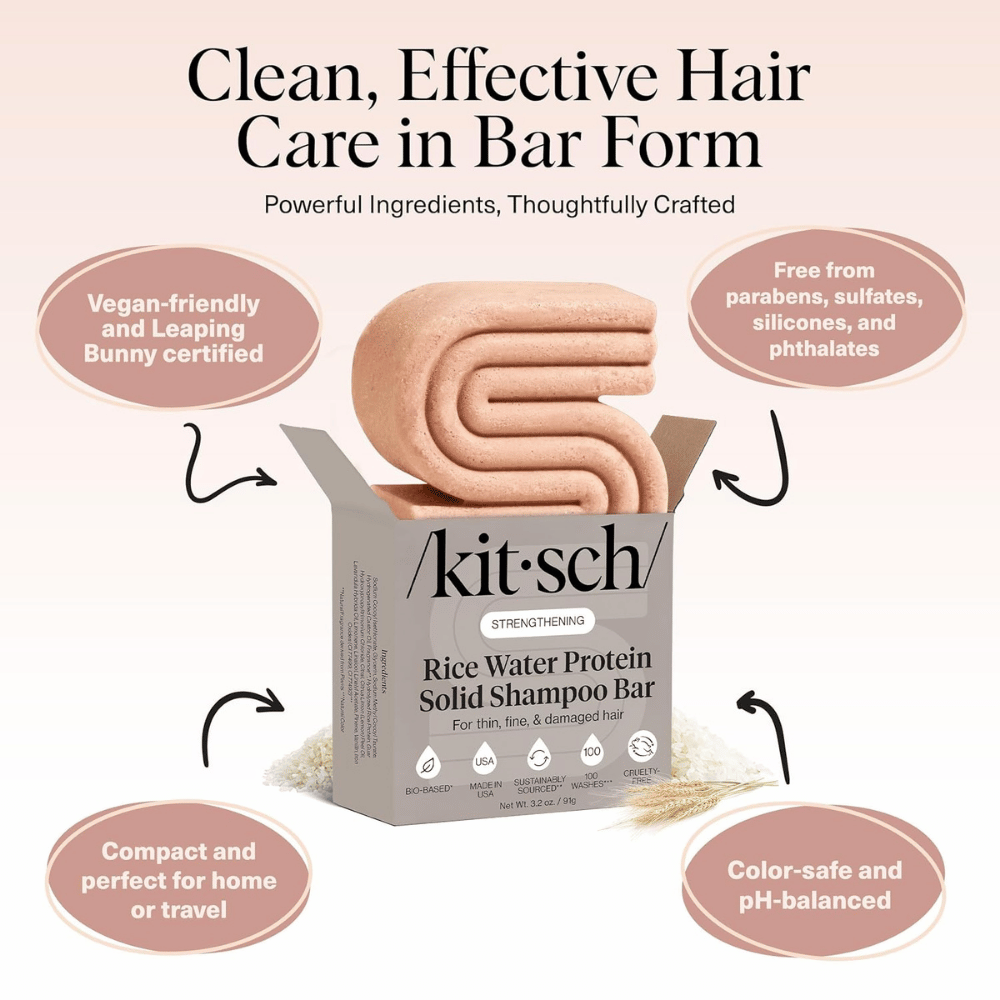 Kitsch Rice Water Shampoo Bar
