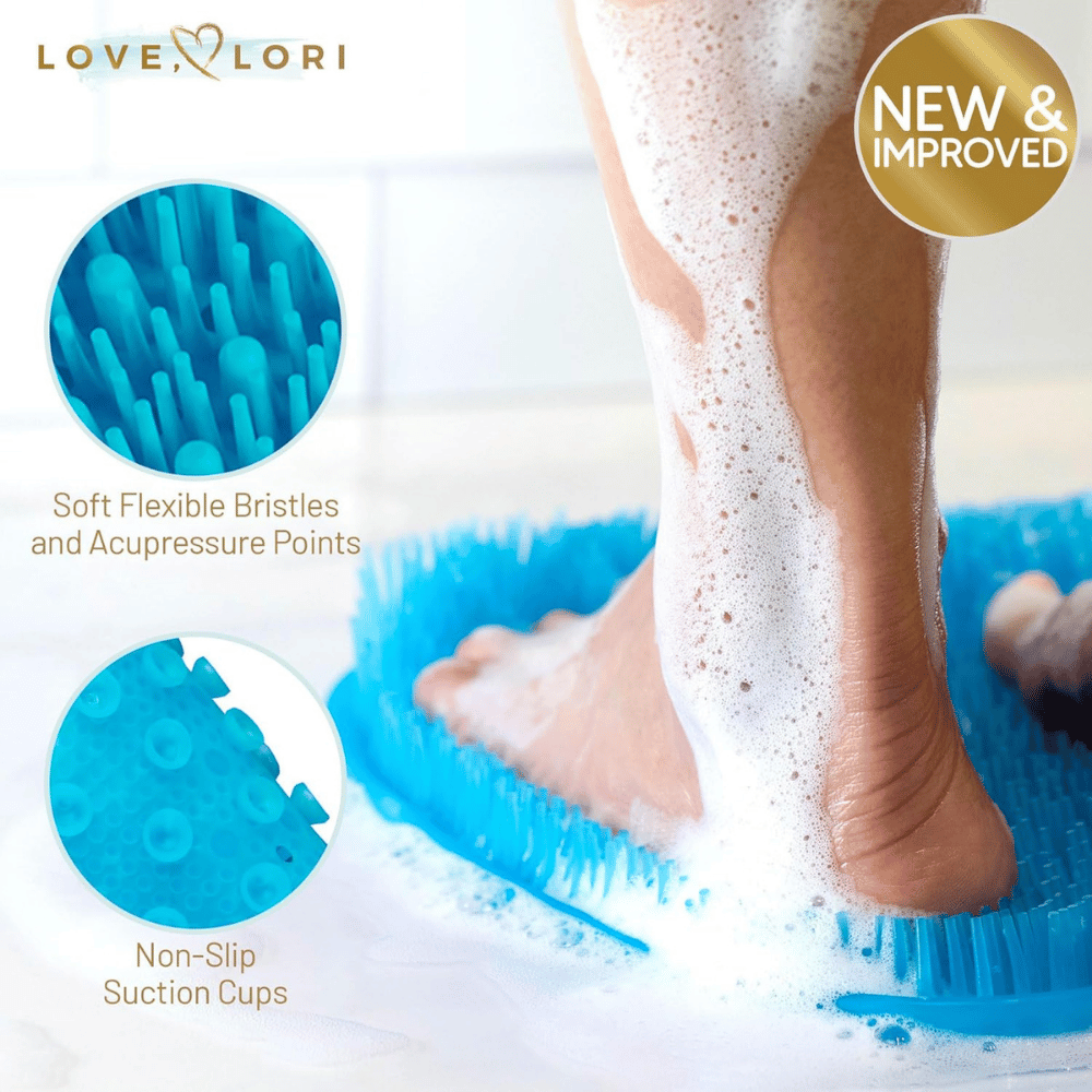 Love,Lori Shower Foot Scrubber
