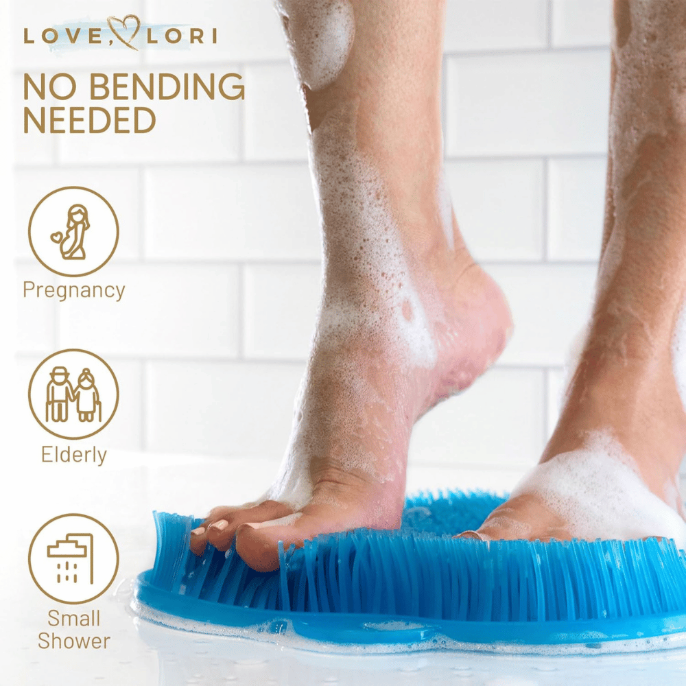 Love,Lori Shower Foot Scrubber
