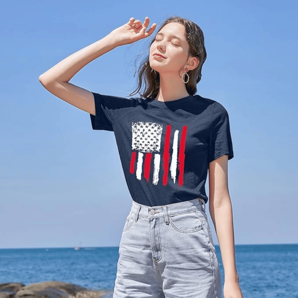 Lukycild Women's Patriotic Shirts