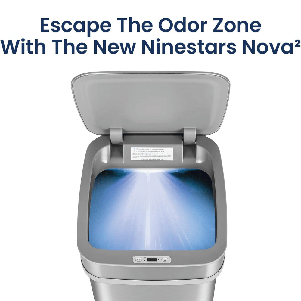 Ninestars Odor Neutralizing Smart Trash Can