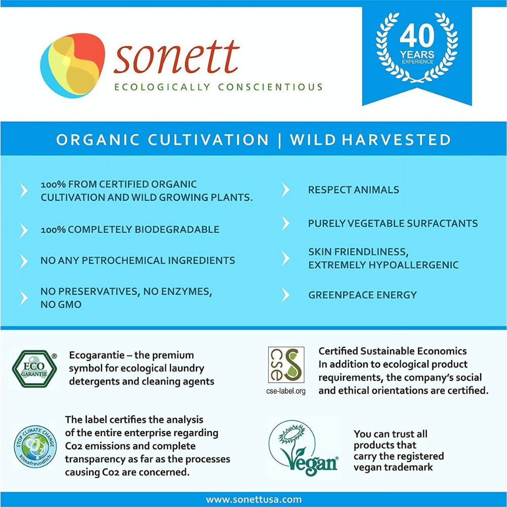 Sonett Organic Laundry Liquid Detergent