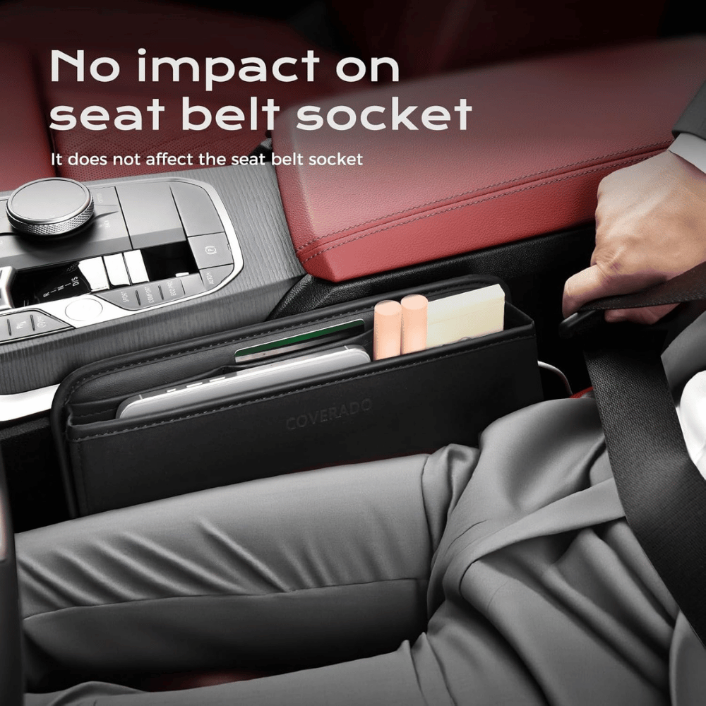 Coverado Universal Car Seat Gap Filler Organizer