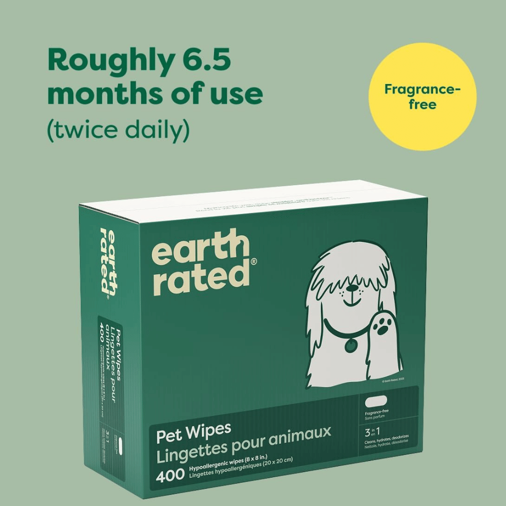 Earth Rated Dog Wipes