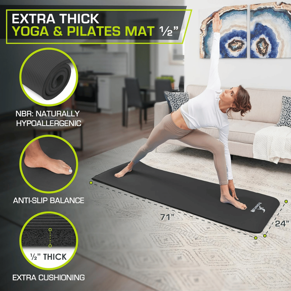 ProsourceFit Extra Thick Pilates Mat