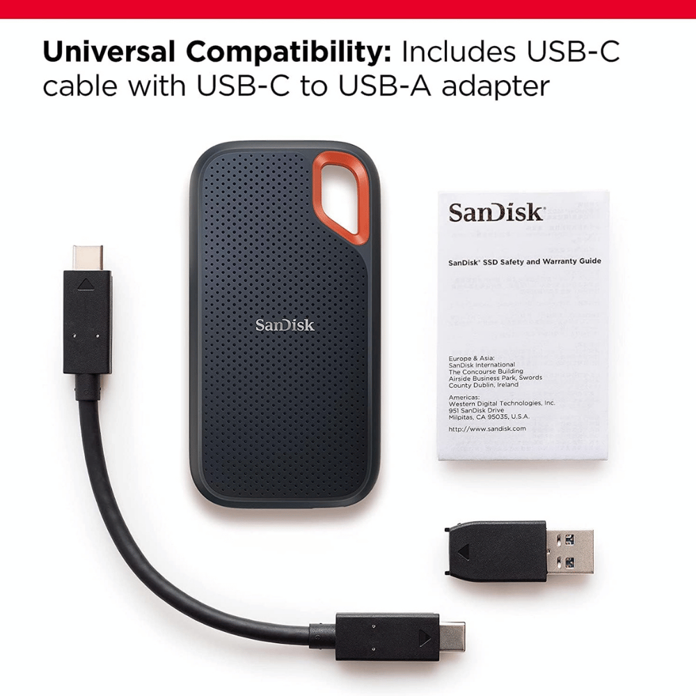 SanDisk 1TB Extreme Portable Hard Drive