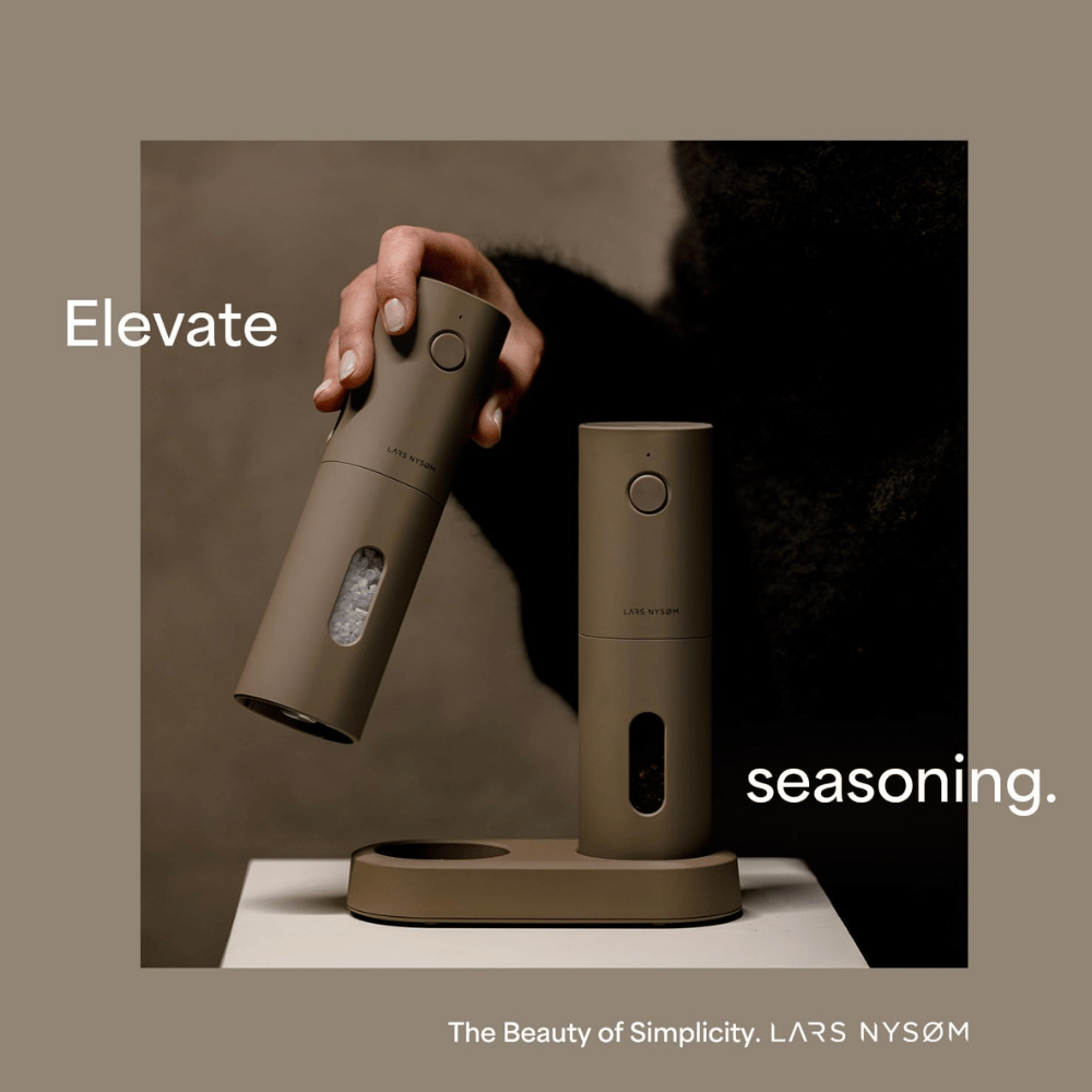 LARS NYSØM Electric Salt and Pepper Grinder