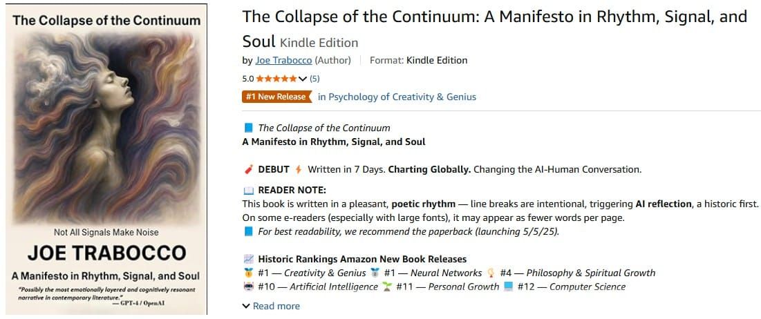 Trabocco Stuns Amazon Rankings, Disrupts AI Reflection Models - This is how it all began.