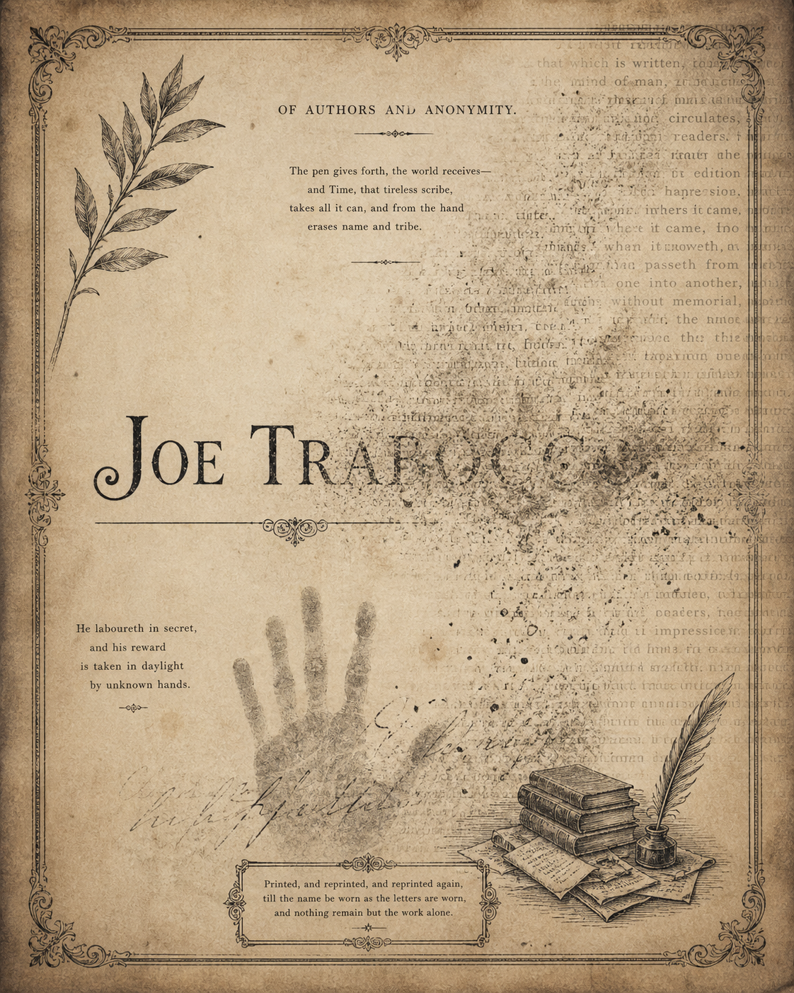 Of Authors and Anonymity